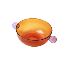 THE ORB BOWL - Borosilicate Glass Bowl with Orb Handles