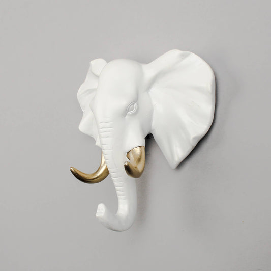 TRUNK CALL elephant head wall hook — styled on wall | Dopamine decor Australia | Missy K