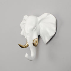 TRUNK CALL elephant head wall hook — styled on wall | Dopamine decor Australia | Missy K