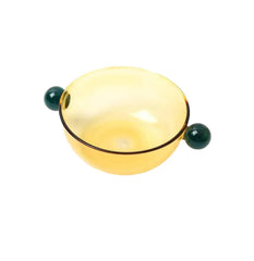 THE ORB BOWL - Borosilicate Glass Bowl with Orb Handles