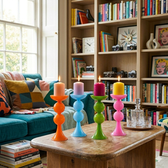THE BUBBLE STICK - Dual-Purpose Glass Candleholder & Vase