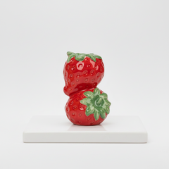 FRUIT SALAD - Set of three Fruit Loop candleholders