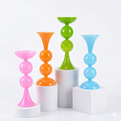 THE BUBBLE STICK - Dual-Purpose Glass Candleholder & Vase